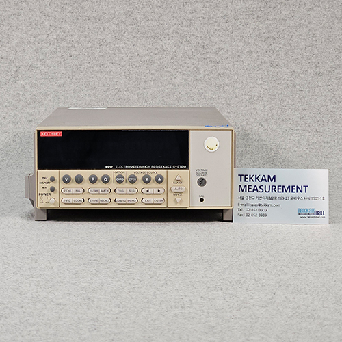 Keithley 6517 / Electrometer High Resistance System / 일렉트로미터 전위계 고저항계 / 키슬리 / A+급 중고계측기, 렌탈가능