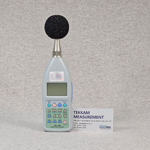 RION NL-20 적분형 소음계, EC-04B (10M 연장케이블) 선택옵션 / 리온 / A+급 중고계측기, 렌탈가능
