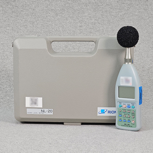 RION NL-20 적분형 소음계, EC-04B (10M 연장케이블) 선택옵션 / 리온 / A+급 중고계측기, 렌탈가능