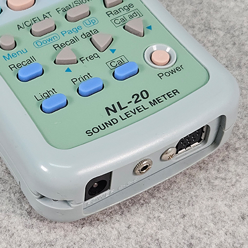 RION NL-20 적분형 소음계, EC-04B (10M 연장케이블) 선택옵션 / 리온 / A+급 중고계측기, 렌탈가능