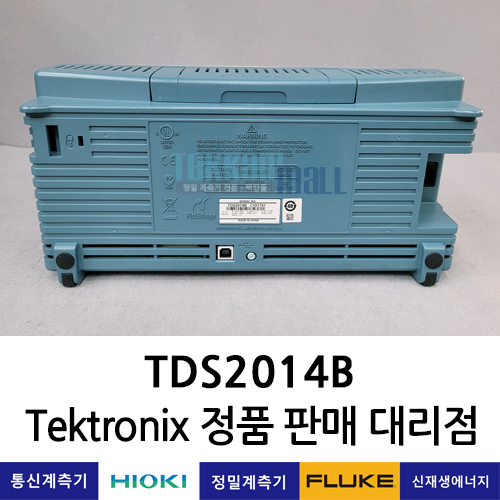 중고오실로스코프 Tektronix TDS2014B 디지털 오실로스코프 (100MHz 4채널) 텍트로닉스 / 렌탈, A+급 중고계측기