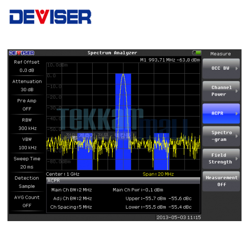 [DEVISER E7042B] 시그널 프로파일러 / Signal PROFILER / Combo Analyzer with 4.4GHz Cable Analyzer with 4GHz Spectrum Analyzer