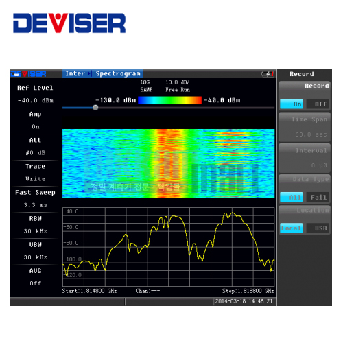 [DEVISER E8400B] 스펙트럼 분석기 / Spectrum Analyzer / 9kHz ~ 4GHz