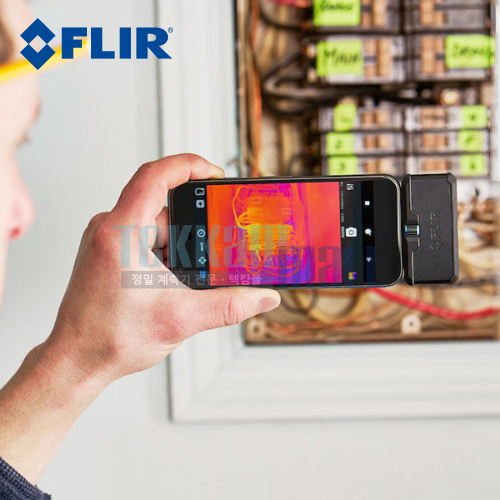 [FLIR ONE PRO-Android] 플리어 / 열화상 카메라 / 갤럭시 S8이상 / 초소형 열화상카메라 / 온도측정범위 : -20~400℃ / FLIR ONE 앱(App)사용