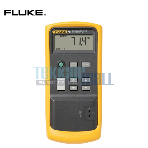 [FLUKE 714] 단종/데체모델714B로 구매요함/Thermocouple Calibrator / 열전대 교정기 / TC 전용