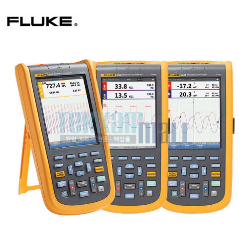[FLUKE 120B/INT/S] Fluke 120B Series / Fluke 124B/S / Industrial ScopeMeter® Hand-Held Oscilloscopes / 산업용 스코프미터® 휴대용 오실로스코프 / 40MHZ / 스코프미터세트 / (120B INT S, 120BINT S , 120BINTS)