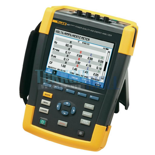 [FLUKE 435-2] 전력분석기(3상)/ 435 II / &plusmn;0.5% Accuracy, 0.1V Resolution / Three-Phase Power Quality and Energy Analyzer / 435_2 , Fluke 435 Series II