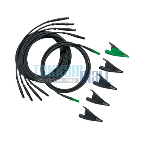 [FLUKE TLS430] 테스트 리드 및 악어클립 / Test Leads and Alligator Clips / 악어클립5개(검정색4, 녹색1), 리드 5개 / (TLS 430)