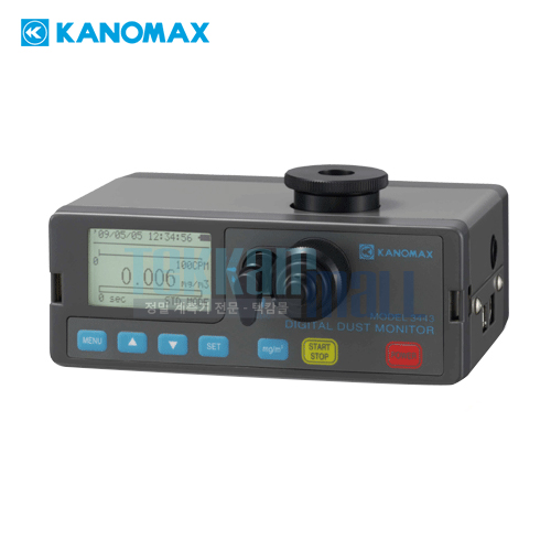 [KANOMAX 3443] 디지털 먼지 모니터 / DIGITAL DUST MONITOR / 미세먼지 측정기 / 디지털 분진계 / 분진 측정기 / 측정입자 10&micro;m이하 / 정확도 &plusmn;10% / 가노막스