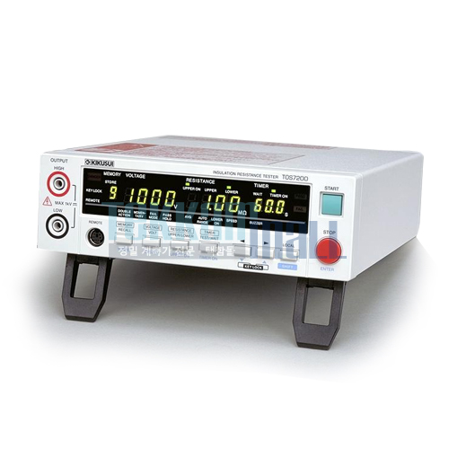 [KIKUSUI TOS7200] 절연 저항 시험기/절연저항계 / Insulation Resistance Tester (TOS 7200)