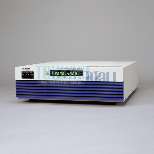 [KIKUSUI PAT20-400T] 고효율 대용량 스위칭 전원 / DC Power Supply / 0 ~ 20V / 0 ~ 400A (PAT20 400T)