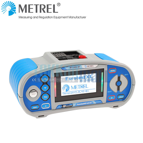 [METREL 다기능 계측기, EurotestXE MI-3102 BT] 절연저항(50V~1000V) / 접지저항 / 저저항 / Line / Loop impedance / 전압 및 주파수 측정 / (MI 3102 BT, MI3102 BT)