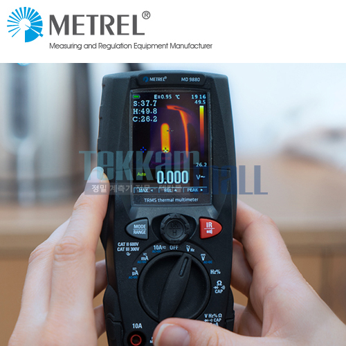 [METREL MD-9880] TRMS 열화상 멀티미터 / 열화상 카메라 / Standard set / 50Hz, 80X80 pixels / TRMS thermal multimeter / MD9880, MD 9880