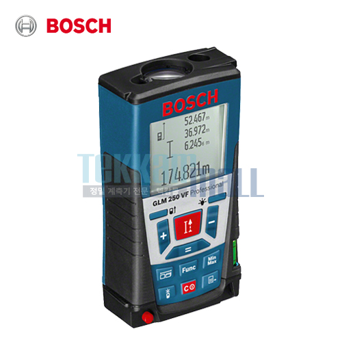 [BOSCH GLM 250 VF] 레이저 거리 측정기 / PROFESSIONAL LASER DISTANCE MEASURER / 야외 측정용 뷰파인더 장착 / 250m 거리 측정 / 보쉬