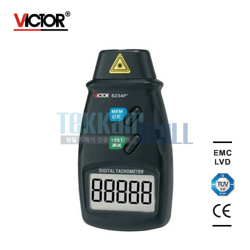 [VICTOR DM6234P+] Digital Tachometer / 디지털 타코메타 / Large LCD, Rotate speed tester