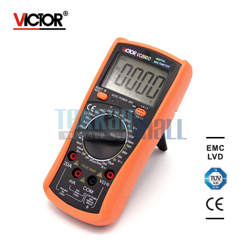 [VICTOR VC890D] Digital Multimeter / 3 ½ digit True RMS / 디지털 멀티미터 / VC 890D, 890D / 빅터