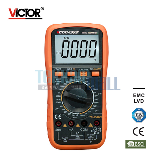 [VICTOR VC9808+] Digital Multimeter / True RMS / 디지털 멀티미터