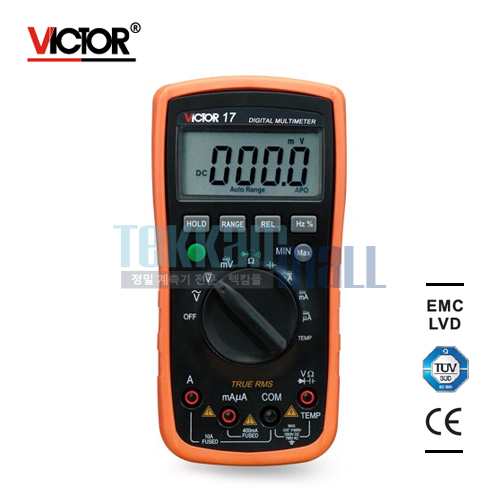 [VICTOR 17] Digital Multimeter / Digit True RMS multimeter Fuse is 1000V / 디지털 멀티미터