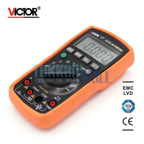 [VICTOR 17] Digital Multimeter / Digit True RMS multimeter Fuse is 1000V / 디지털 멀티미터