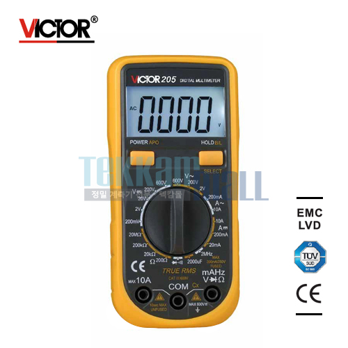[VICTOR 205] Digital Multimeter / Ture RMS / 디지털 멀티미터