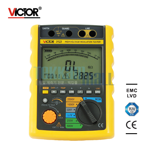 [VICTOR 3123] Insulation Resistance Tester / 절연저항계 / 2500V