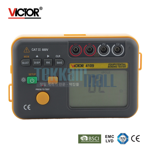 [VICTOR 4109] EqualPotential Bonding Tester / 장비 포텐셜 본딩 테스터 / 동전위 저항계