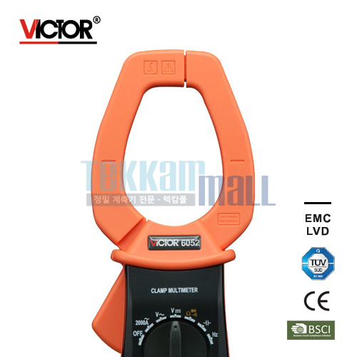 [VICTOR 6052] Digital Clamp Meter / 클램프미터 / DC/AC  2000A