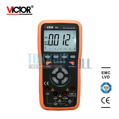 [VICTOR 70C] Digital Multimeter With USB / USB 디지털 멀티미터