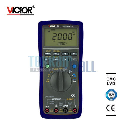 [VICTOR 78] Process Multimeter / 프로세스 멀티미터