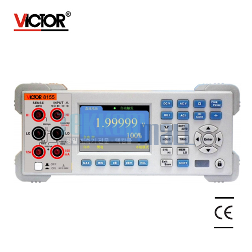 [VICTOR 8155] Bench-Type Multimeter / 벤치형 멀티미터 / 5&frac12; 디지털 멀티 미터 / 0.015 % 정확도 / 빅터