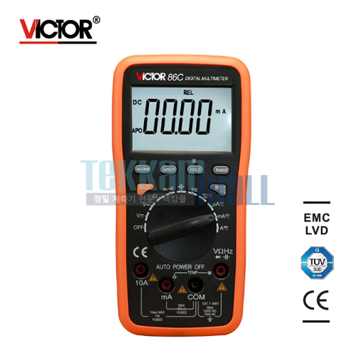 [VICTOR 86C] 3 3/4 Digital Multimeter / with USB / 디지털 멀티미터