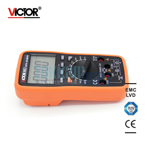 [VICTOR 86D] 3 5/6 Large LCD Digital Multimeter / 디지털 멀티미터