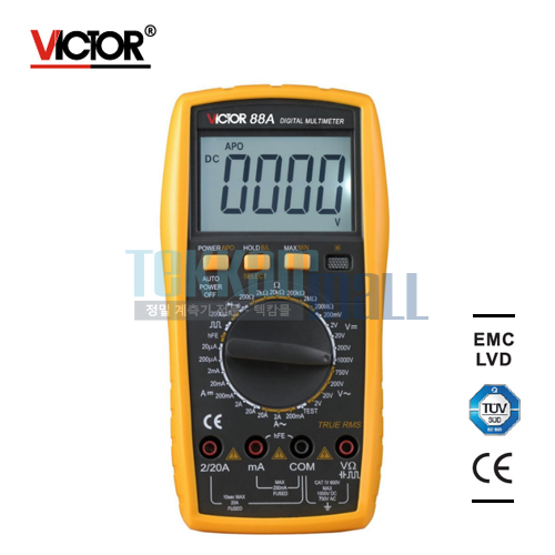 [VICTOR 88A] TRUE RMS Digital Multimeter / 3 &frac12; digit / 디지털 멀티미터