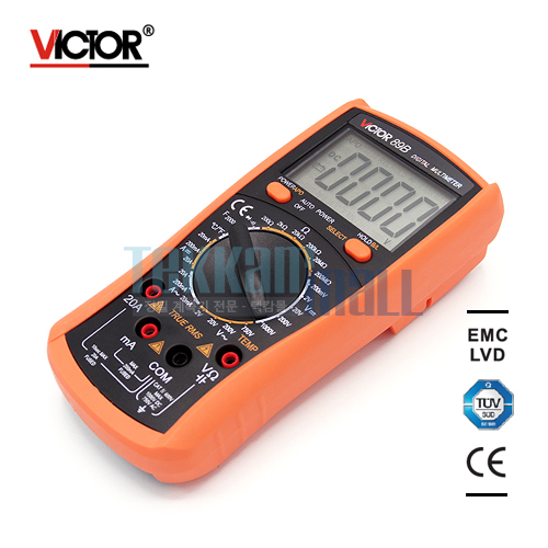 [VICTOR 89B] Digital Multimeter / 3 &frac12; digit True RMS / 디지털 멀티미터