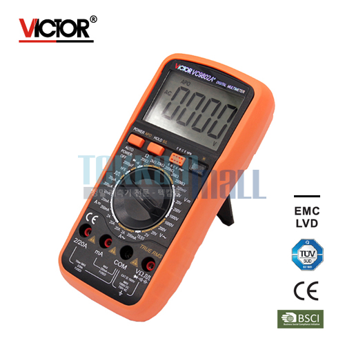 [VICTOR VC9802A+] Digital Multimeter / True RMS / 디지털 멀티미터